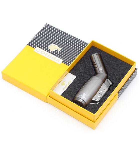 Briquet Cohiba à Triple Torche pour Cigare - Luxe & Précision