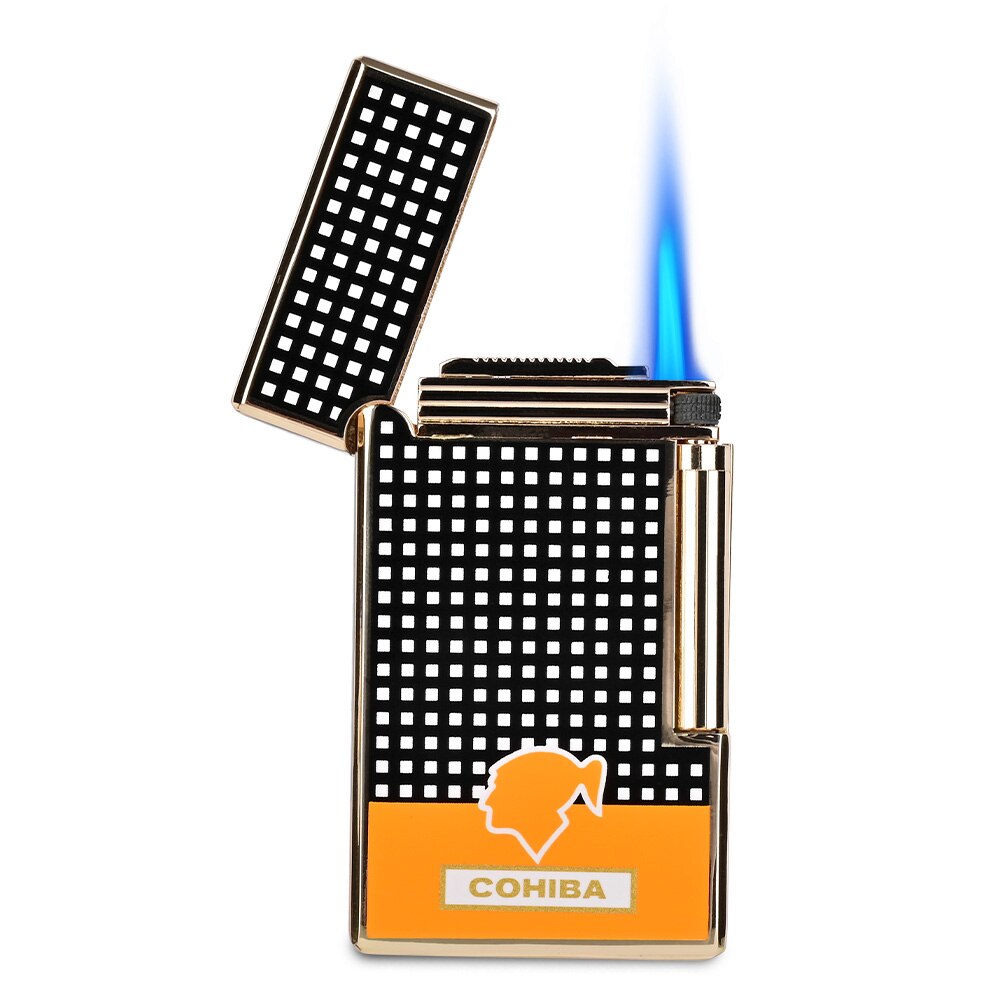 Briquet COHIBA Windproof pour Amateurs de Cigares