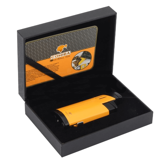 Briquet Tempête Cohiba 3 Flammes - Idéal pour Cigares