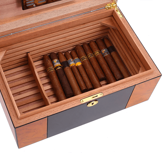 Cave à Cigares Cohiba Prestige Haut de Gamme en Acajou