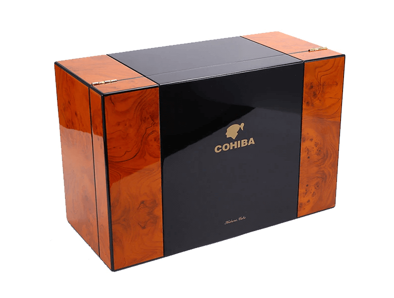 Cave à Cigares Cohiba Prestige Haut de Gamme en Acajou