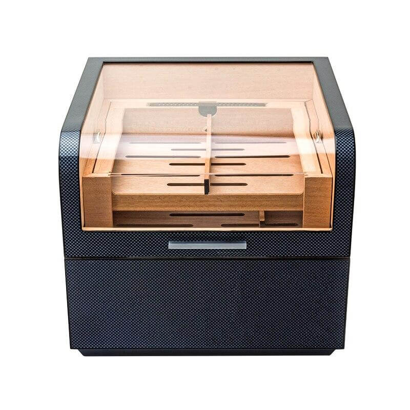 Cave à Cigares de Luxe en Bois de Cèdre - Humidor Élégant