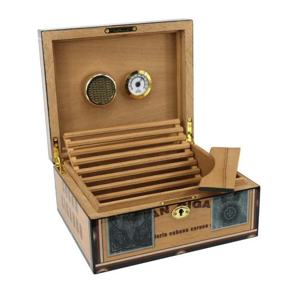 Cave à Cigares de Luxe Cuban Cigarro - Élégance & Qualité