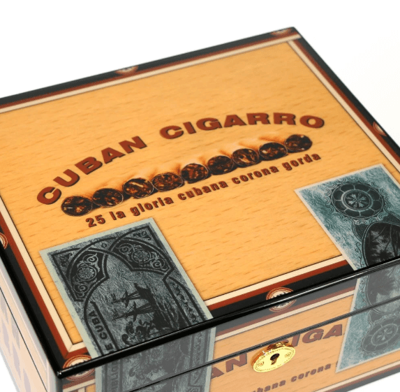 Cave à Cigares de Luxe Cuban Cigarro - Élégance & Qualité