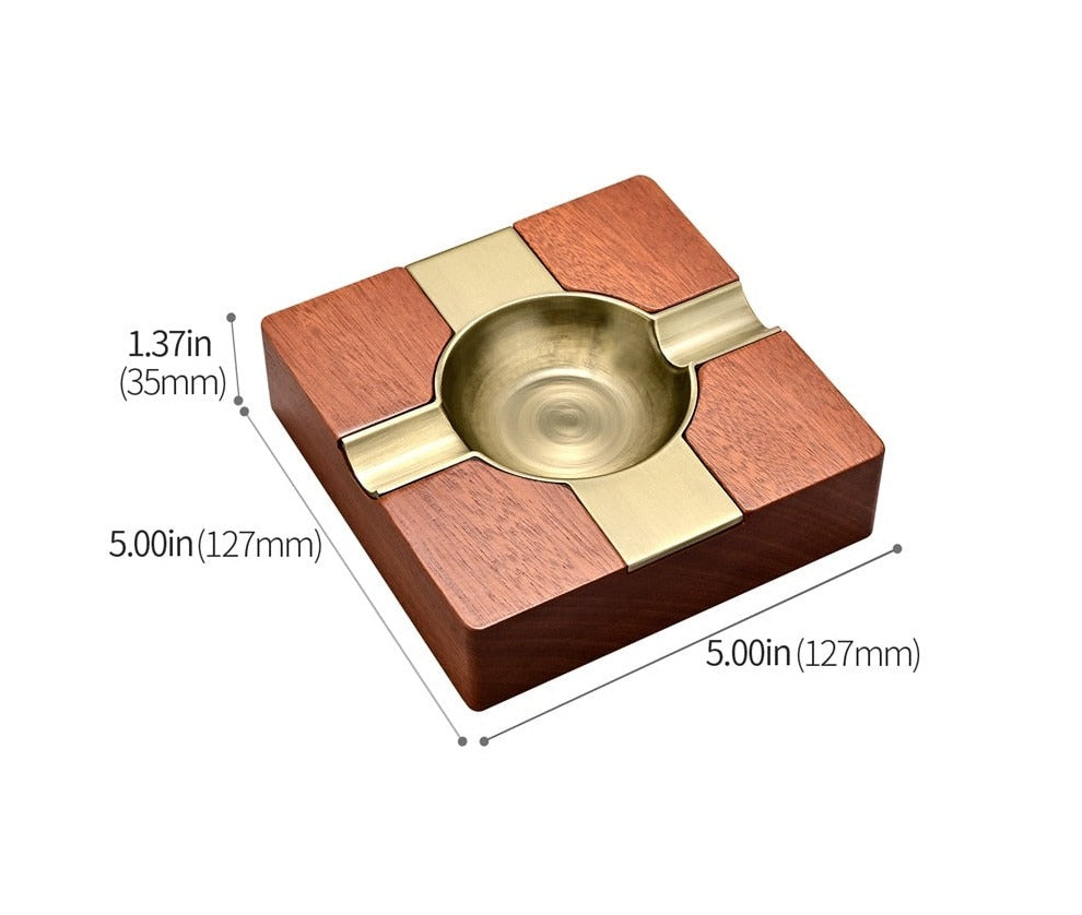 Cendrier en Bois pour Cigares - Élégance et Qualité