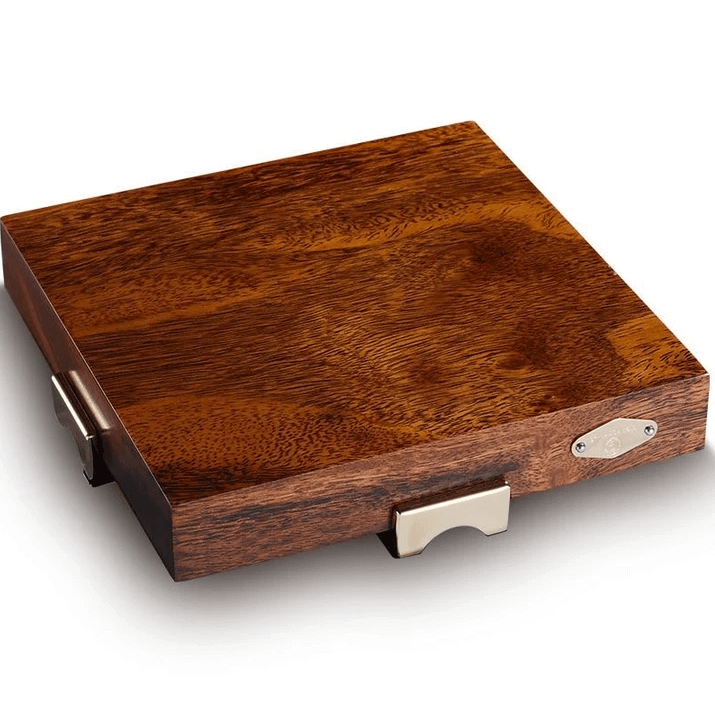 Cendrier Cigare Luxe en Or et Bois - Design Élégant