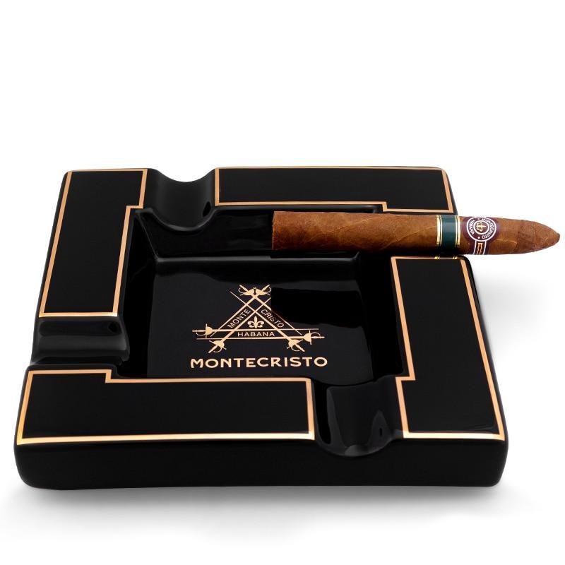 Cendrier Montecristo Luxe pour Amateurs de Cigares