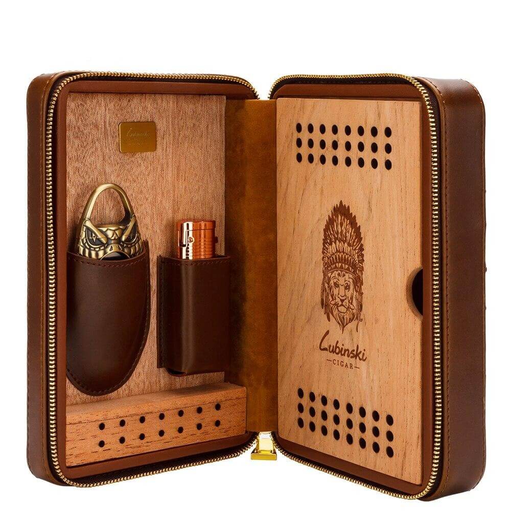 Coffret cadeau cigare en Bois de Cèdre Luxe