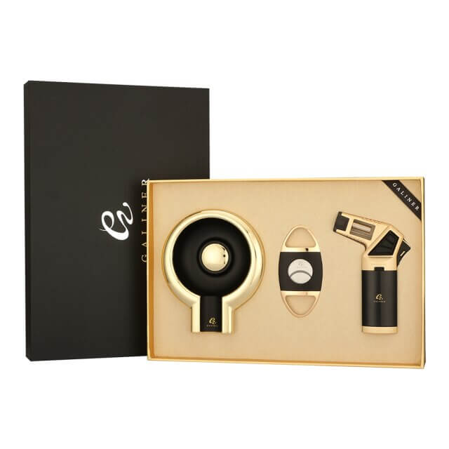 Coffret Cigare Deluxe Édition Limitée - Accessoires Or