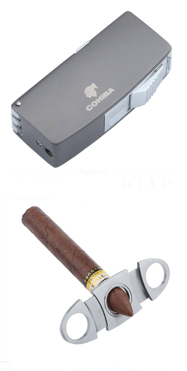 Coffret Cohiba : Cave à Cigare de Luxe avec Accessoires