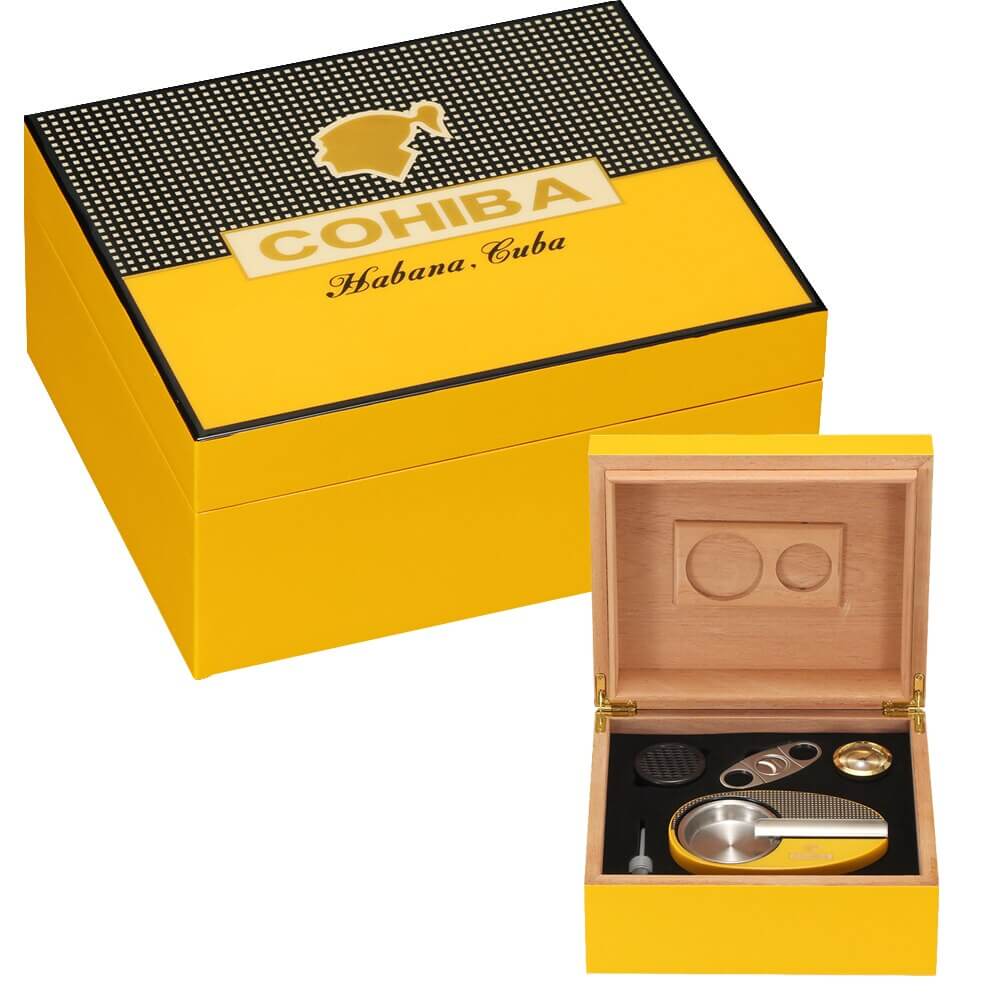 Coffret Cohiba: Cave à Cigare de Luxe avec Accessoires