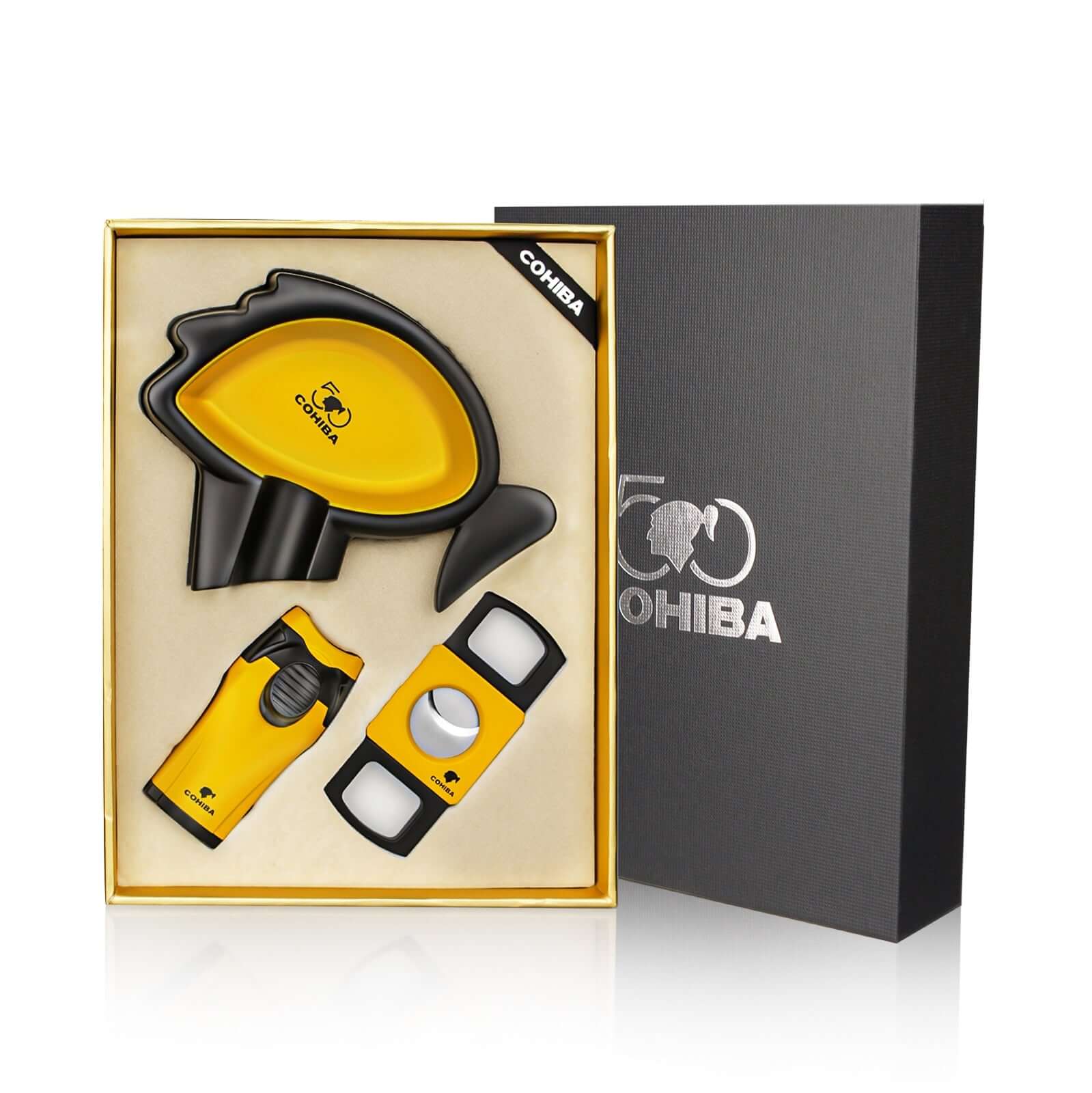 Coffret Luxe Cohiba : Cave à Cigare Complète et Accessoires