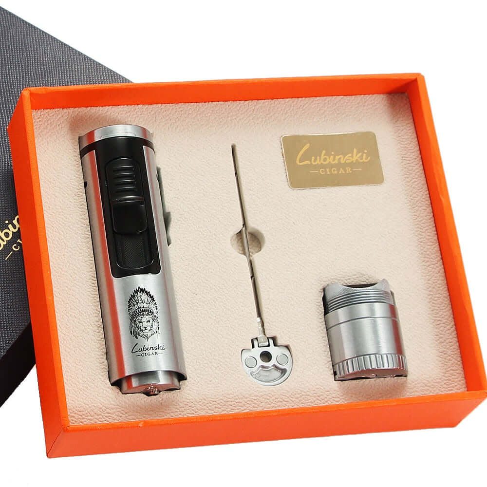 Coffret Noël: Cave à Cigare Luxe & Accessoires Lubinski