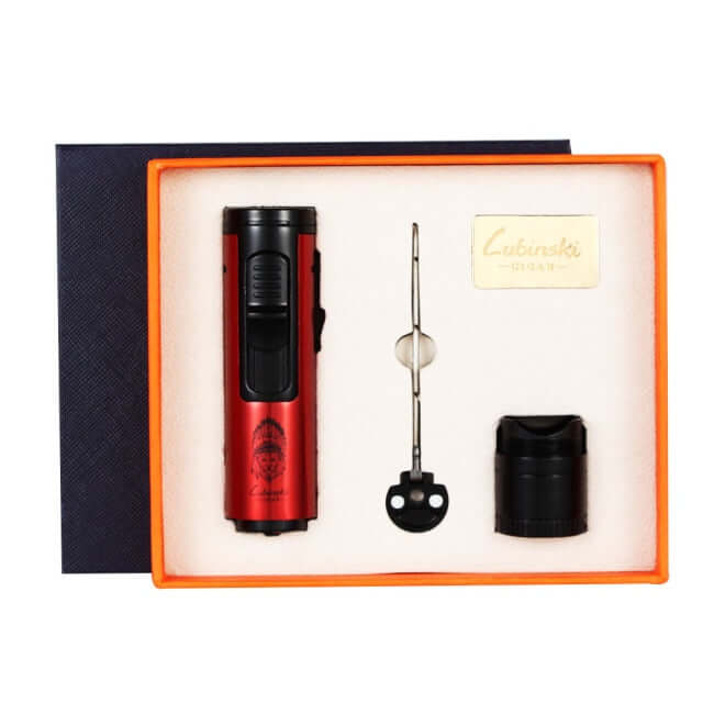 Coffret Noël: Cave à Cigare Luxe & Accessoires Lubinski