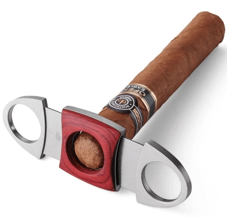 Coupe Cigare Bois Rouge - Accessoire Luxe pour Aficionado