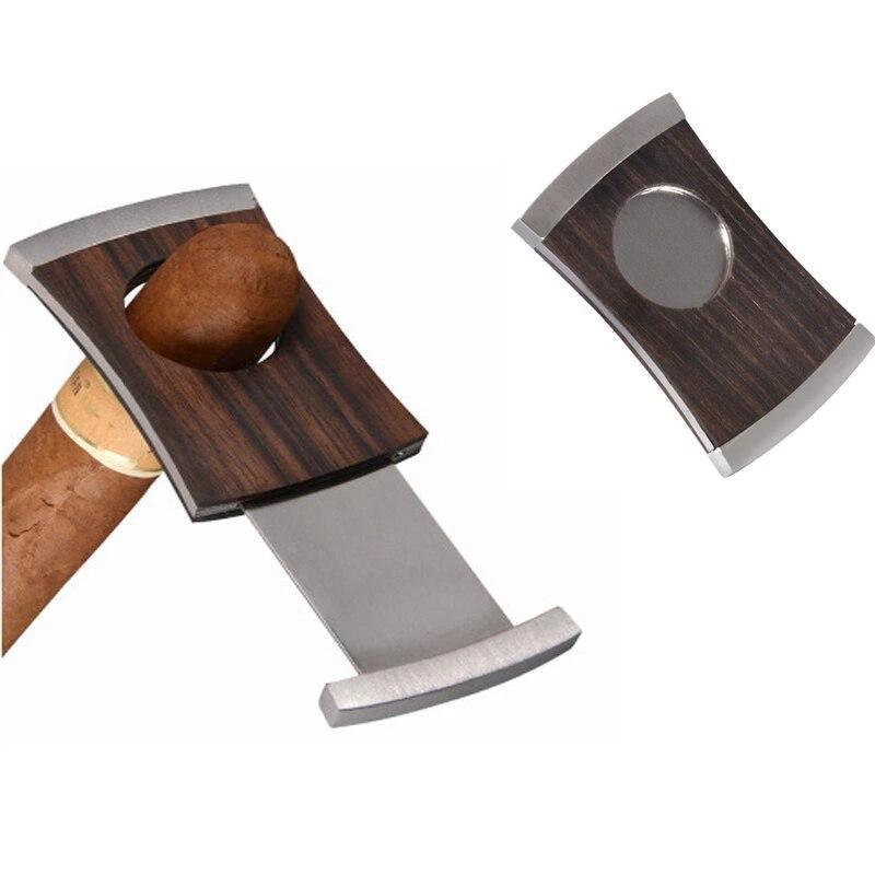 Coupe Cigare Guillotine en Bois - Accessoire de Luxe