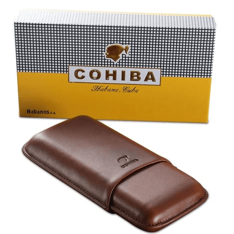 Étui à Cigares Luxe Cohiba en Bois de Cèdre - 3 Cigares